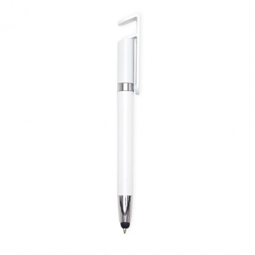 Caneta Plástica Touch com Suporte para Brindes Personalizada MG14968