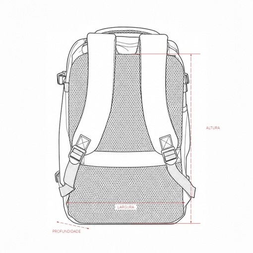 Mochila de Nylon 25 Litros Personalizada 09269