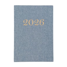 Agenda Diária 2026 Linho Personalizada 