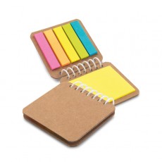Bloco de Notas Ecológico Com Etiquetas Post-it Personalizado MD93718