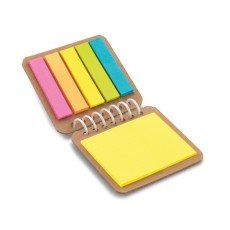 Bloco de Notas Ecológico Com Etiquetas Post-it Personalizado MD93718