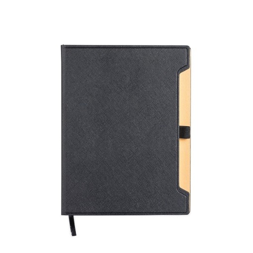 Caderneta Couro Sintético Promocional com Logo