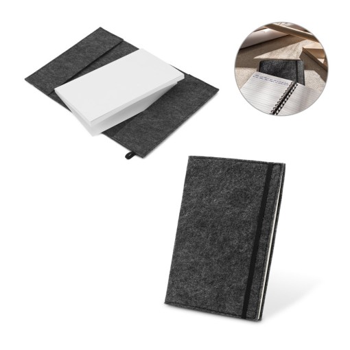 Caderno A5 Feltro Promocional