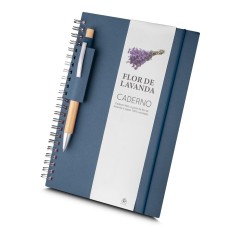 Caderno A5 Papel Reciclado Personalizado MG15077