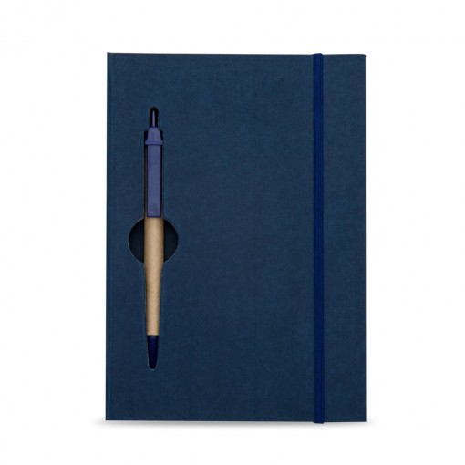 Caderno de Anotação Ecológico Com Caneta Personalizado MG13005