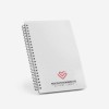 Caderno Espiral A5 Em PP Com Folhas Pautadas Recicladas Personalizado MD93474