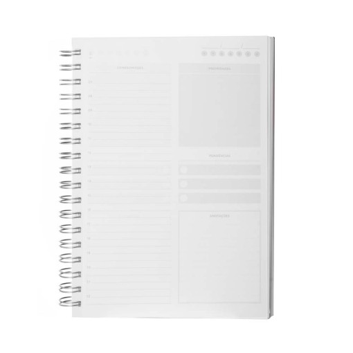 Caderno planner capa em PU