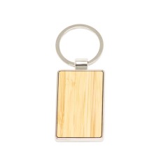 Chaveiro Metal Bambu Personalizado com Logo MG02481