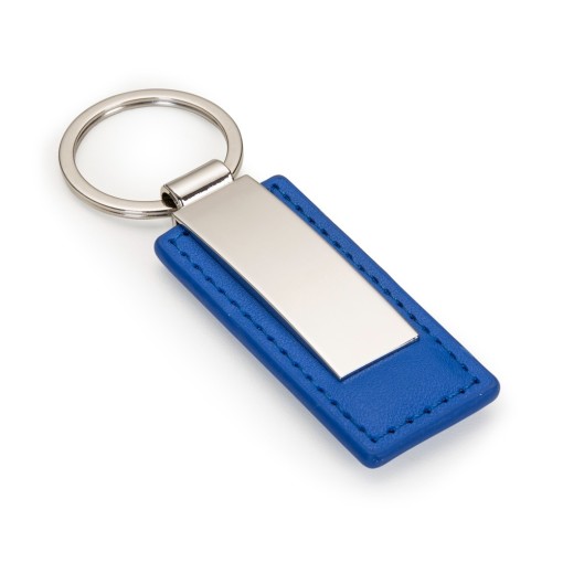 Chaveiro Metal com Couro Promocional