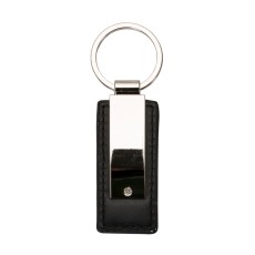 Chaveiro Metal com Couro Promocional