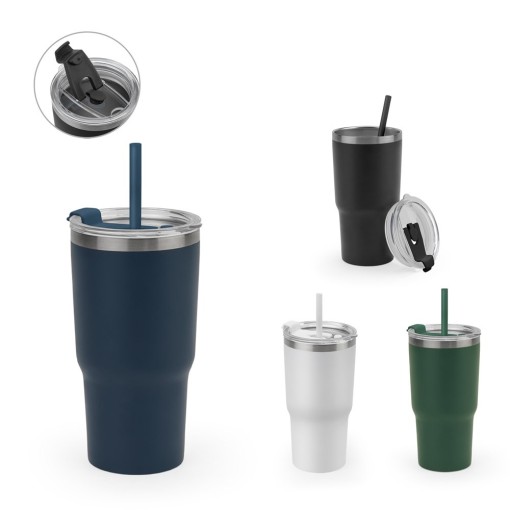 Copo de Viagem Compacto 600ml Personalizado