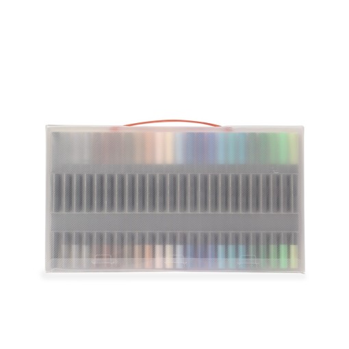 Kit Canetinhas Ponta Dupla Com 120 Cores Personalizado