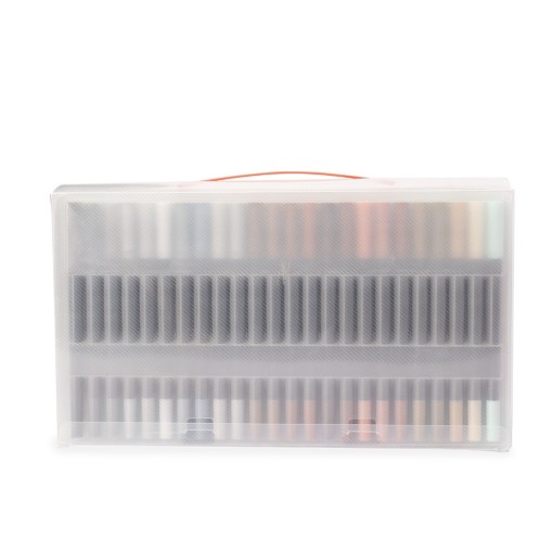 Kit Canetinhas Ponta Dupla Com 144 Cores Personalizada