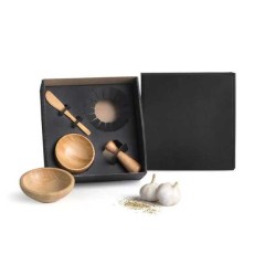 Kit  Cumbuca e Amassador de Temperos Personalizado