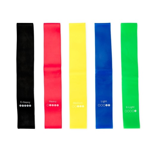 Kit Faixas de Yoga 5 Peças Promocional