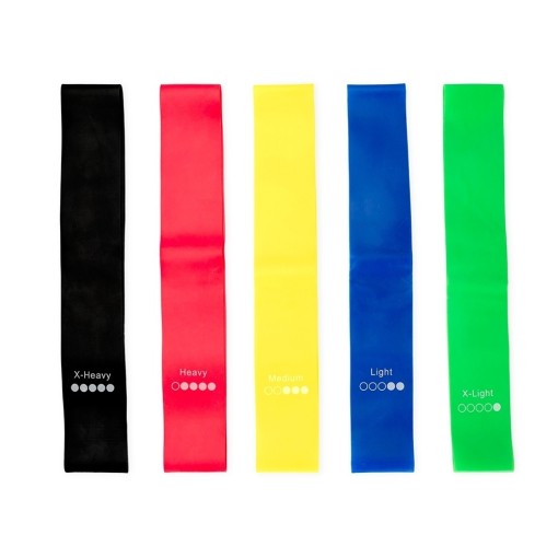 Kit Faixas de Yoga 5 Peças Promocional