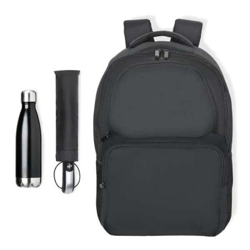 Kit Mochila, Guarda-Chuva E Garrafa - 3 Pçs Personalizado