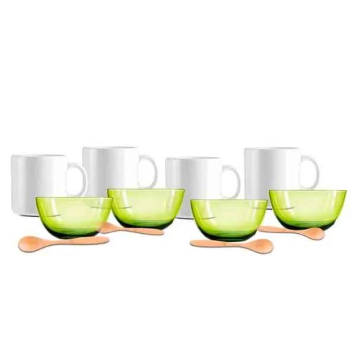 Kit para Café da Manhã 12 Peças Personalizado