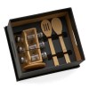 Kit Porta Condimentos e Colheres Personalizado