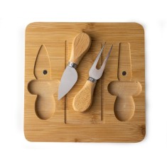 Kit Queijo 3 Peças com Logo MG15087