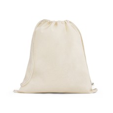Sacola Tipo Mochila 100% Algodão Orgânico Personalizado 