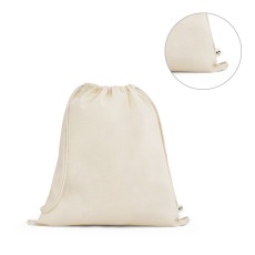 Sacola Tipo Mochila 100% Algodão Orgânico Personalizado 