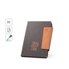 Agenda B5 em pele reciclada Personalizada